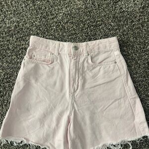 Zara Pink High Waist Shorts